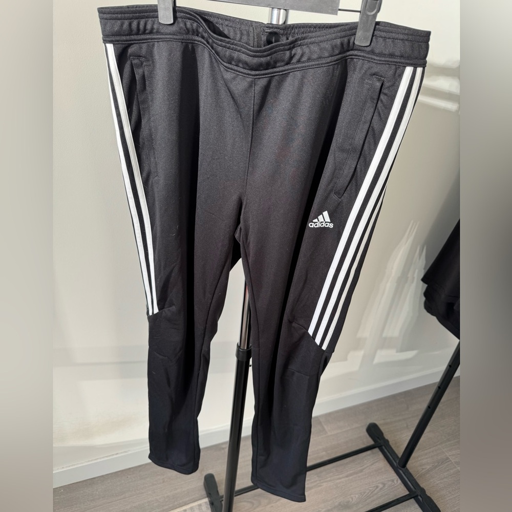Adidas ClimaCool Soccer Pants, Tapered Leg, Ankle zip